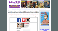 Desktop Screenshot of antiquedollcollector.com